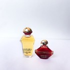 Guerlain Samsara Lot Of 2 Vintage Miniature Perfume Bottles Splash Collectible