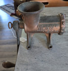 Vtg No 12 Enterprise Tinned Heavy Duty Meat Chopper Pat  Jan  30  83