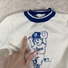 Vintage 1970 s Kansas City Royals Mlb Kids Sweatshirt Empire White Blue 3t