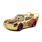 Disney Pixar Cars Cars1 Gold Metallic Lightning Mcqueen 1 55 Diecast Model Gifts