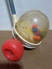 Vintage Fisher Price Corn Popper Push Pull Toy- Still Pops