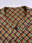 Vintage 60s-70s Day Dress Patterned Checked Handmade Women   s Size S m