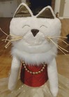 Woof And Poof 2012 Collectible Red Cream Tutu Cat Plush 22 