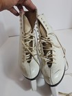 Riedell Women s Ice Figure Skates White Size 6 Sheffield Mk Blades Red Wing