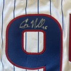 Chad Noble Game Used Worn Signed Chicago Cubs Jersey Mlb Authentic Auto 