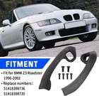For Bmw Z3 Roadster 1996-02 Interior Door Pull Handle Left   Right Black 1 Pair