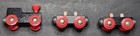 Brio Wooden Railway Freight Express Train  33311 Black   Red Engine  2 Flatbeds