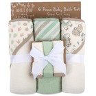 Hooded Baby Bath Towel And Washcloth 6 Piece Set For Newborns  Infants   Todd   