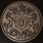 Newfoundland Rutherford 1846 Halfpenny Token Breton 953  Nf-1c3