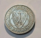 1930 J  Germany - 3 Reichsmark Liberation Of Rhineland Commemorative Silver Coin