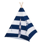 Us Shipped Indoor Cotton Canvas Kids Play Indian Teepee Tent With Floor Mat