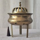Vintage Sarna Rc-2 Brass Incense Burner Koro Censer Taiwan Mid Century 5 Inches