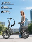 14  Adults Electric Scooter With Seat 1000w 45 Miles Foldable E-scooter For Pets