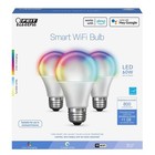 Smart Led Light Bulbs 3 Pack Wifi Dimmable Rgbw Voice Control Alexa Google Home