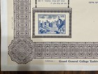 Judaica Certificate Hebrew Yiddish Rare And Old Paper Item Jerusalem Palestine