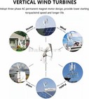 3000w Wind Turbine Generator Mppt Dc 12v 24v 48v Hybrid Controller Windmill Kit