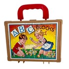 Vintage Eichhorn Cube Puzzle   Alphabet   Number   Wooden   German