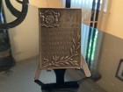 1885-1910 Thomas J shryock Grant Master Plaque 56mm   X 39mm  Bronze Medal