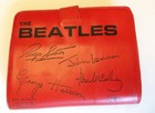 Vintage Beatle Girls Wallet  Red  Produced By Ramat ssp  1964 65 Very Good Plus 