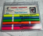 Marvy Uchida Fabric Marker Sets 6 Colors New