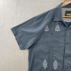 Howler Brothers Guayabera Shirt Mens Xl Blue Riverbed Short Sleeve Pockets