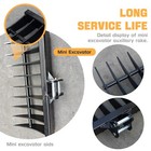 Rake Attachment For Mini Excavator 1-3ton 800mm Digger Rake 9-tooth Us Stock
