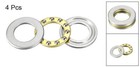 4pcs F12-21m Thrust Ball Bearings 12mm X 21mm X 5mm Chrome Steel