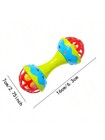Toddler Double Headed Hand Rattles Soothing Hand Grip Nibbling Toys Baby 