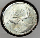 1964 Canada 25 Cents Nice Original Choice Bu Pl Chrc