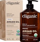 Cliganic Organic Argan Oil 100  Pure Cold Pressed For Hair Face   Skin 16 Oz