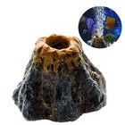 Aquarium Volcano Bubble Air Stone Fish Tank Ornament Oxygen Diffuser Rock Decor