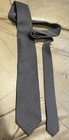 Tom Ford Blue Silver Woven 100  Silk Tie Made In Italy