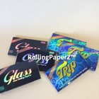 6 Packs Clear Rolling Papers 1 1 4 Size  3  Trip And  3  Glass 50 Leaves Per Pk