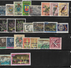 Venezuela  1965  Scott 865-83  C856-99  Long Set 63 Overprint  Used  Ebv0137