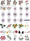 500 Assorted Flowers 01 Embroidery Machine Designs Collection Pes Usb Drive