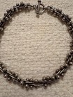 Vintage Taxco Sterling Silver Caviar Bead Necklace 16  122g 925 T8-156