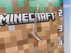 Minecraft Wall Clock   Analog Quartz Battery Operated