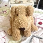 Vintage Russ Russplus Berrie Large Weighted Plush Dog With Jingle Tail 15   