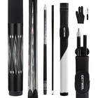 Glass Fiber Pool Cue Stick With Case Combo Set  12 5mm Professional Pool Black1