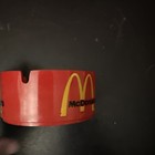 Mcdonald   s Rare Red Vintage Plastic Ashtray Used