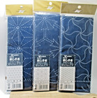 Starter Set Naska Sashiko Kit Cut Cloth Navy 3pcs With Needle Thread Thimble