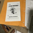 Original Attack From Mars Damaged Set Bally Pinball Arcade Game Owners Manual