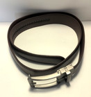 Automatic Leather Belt Automatic Click Adjustable Brown Men - Size Upto 36 