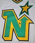 Vtg Minnesota North Stars Ccm Small Block Mic Authentic 1988-89 Jersey 52