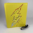 Yellow Pok  mon Card Binder Album 50 Pages 450 Card Zip Portfolio Pikachu Style