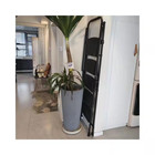 5-step 5 18 Ft  Reach Folding Polypropylene Ladder With Anti-slip Pedals  Lightw