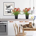 Silk Artificial Flowers Coreopsis Faux Flowers Potted Floral Decor For Garden   