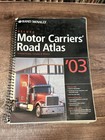 Rand Mcnally 2003 Deluxe Motor Carriers  Truckers Road Atlas Us canada mexico