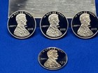 Four Coin Penny Variation Lot- 1 Troy Ounce   999 Fine Copper Investment Bullion