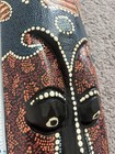 Hand Painted And Carved Wooden Mask Decorative